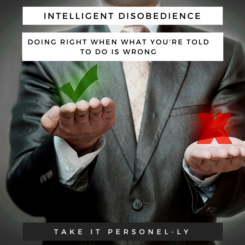 Intelligent Disobedience Doing Right When What You Re